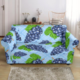 Watercolor Grape Pattern Loveseat Couch Slipcover