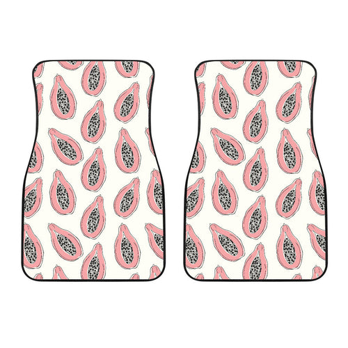 Papaya Pattern Front Car Mats