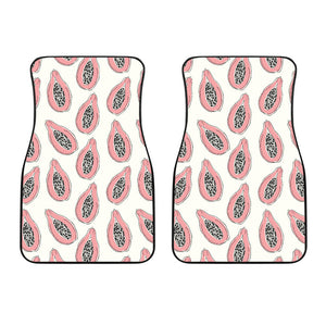 Papaya Pattern Front Car Mats