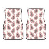 Papaya Pattern Front Car Mats