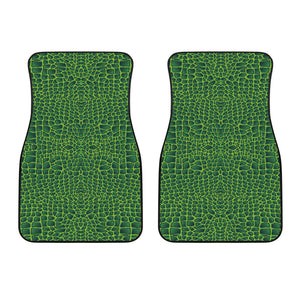 Crocodile Skin Printed Front Car Mats