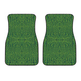 Crocodile Skin Printed Front Car Mats