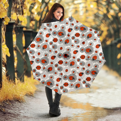 Ladybug Pattern Print Design 05 Umbrella