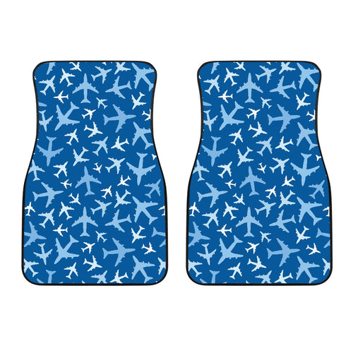 Airplane Pattern In The Sky  Front Car Mats