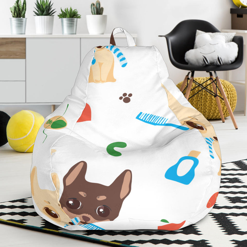 Cute Chihuahua Dog Pattern Bean Bag Cover