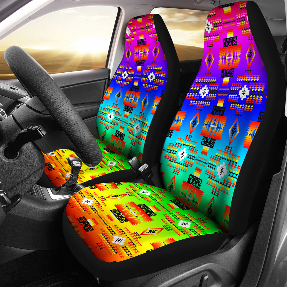 Seven Tribes Rainbow Car Seat Covers