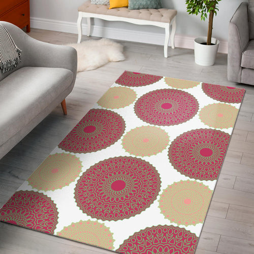 Circle Indian Pattern Area Rug