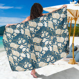 Shell Polynesian Tribal Design Pattern Sarong