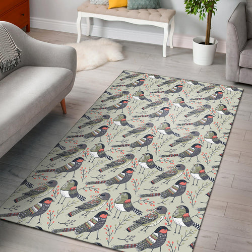Pigeon Pattern Print Design 04 Area Rug