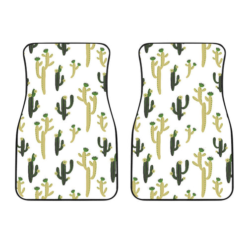 Cute Cactus Pattern  Front Car Mats