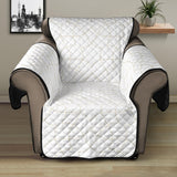 arabic white pattern Recliner Cover Protector
