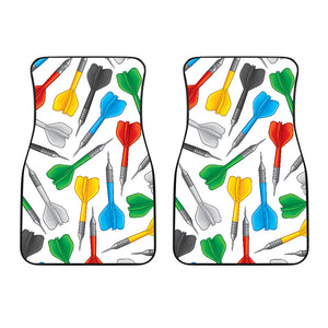 Darts Pattern Print Design 03 Front Car Mats