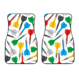 Darts Pattern Print Design 03 Front Car Mats