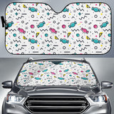 Candy Design Pattern Car Sun Shade