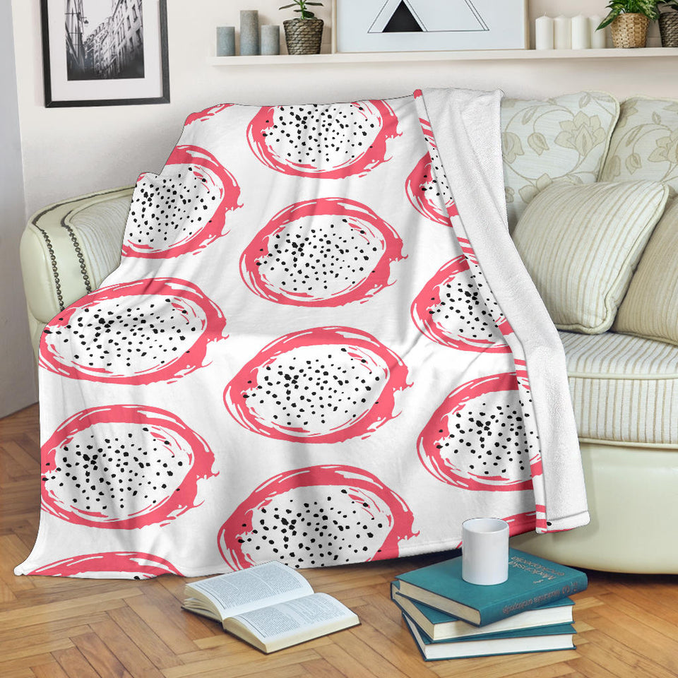 Hand Drawn Dragon Fruit Premium Blanket