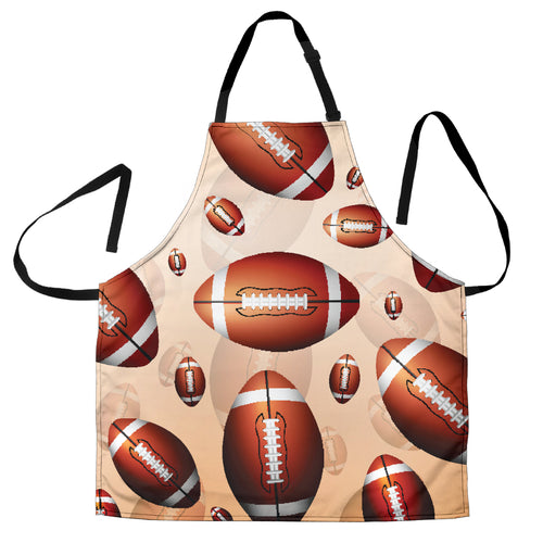 American Football Ball Design Pattern Adjustable Apron