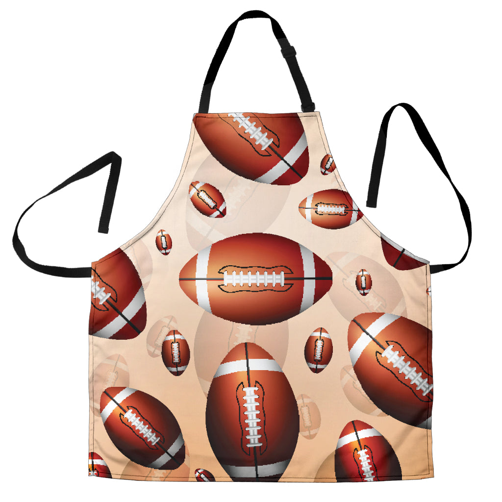 American Football Ball Design Pattern Adjustable Apron