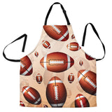 American Football Ball Design Pattern Adjustable Apron
