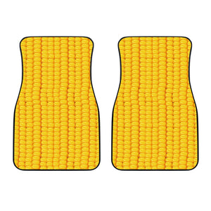 Corn Pattern Print Design 04 Front Car Mats