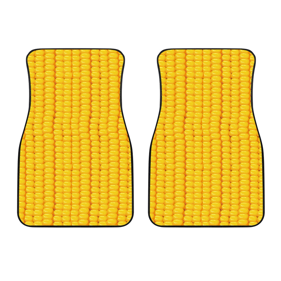 Corn Pattern Print Design 04 Front Car Mats