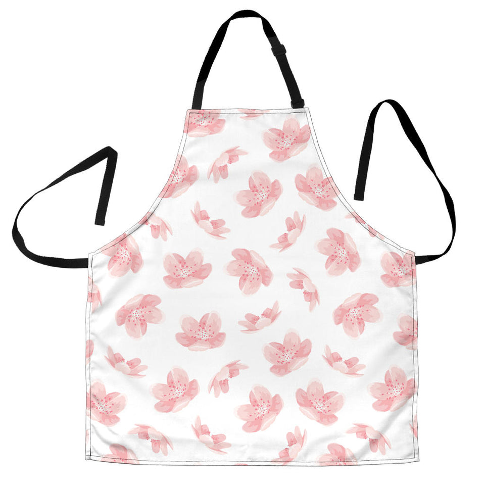 Pink Sakura Cherry Blossom Pattern Adjustable Apron
