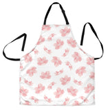 Pink Sakura Cherry Blossom Pattern Adjustable Apron