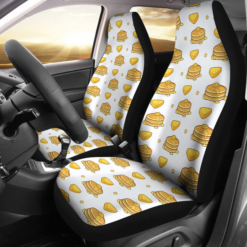 Pancake Pattern Print Design 03 Universal Fit Car Seat Covers
