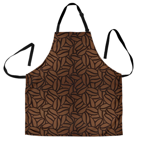 Coffee Bean Pattern Adjustable Apron