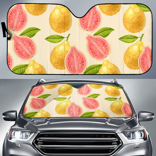Beautiful Guava Pattern Car Sun Shade