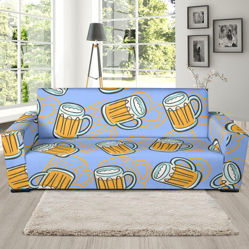 Beer Pattern Sofa Slipcover