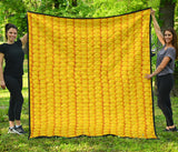 Corn Pattern Print Design 04 Premium Quilt