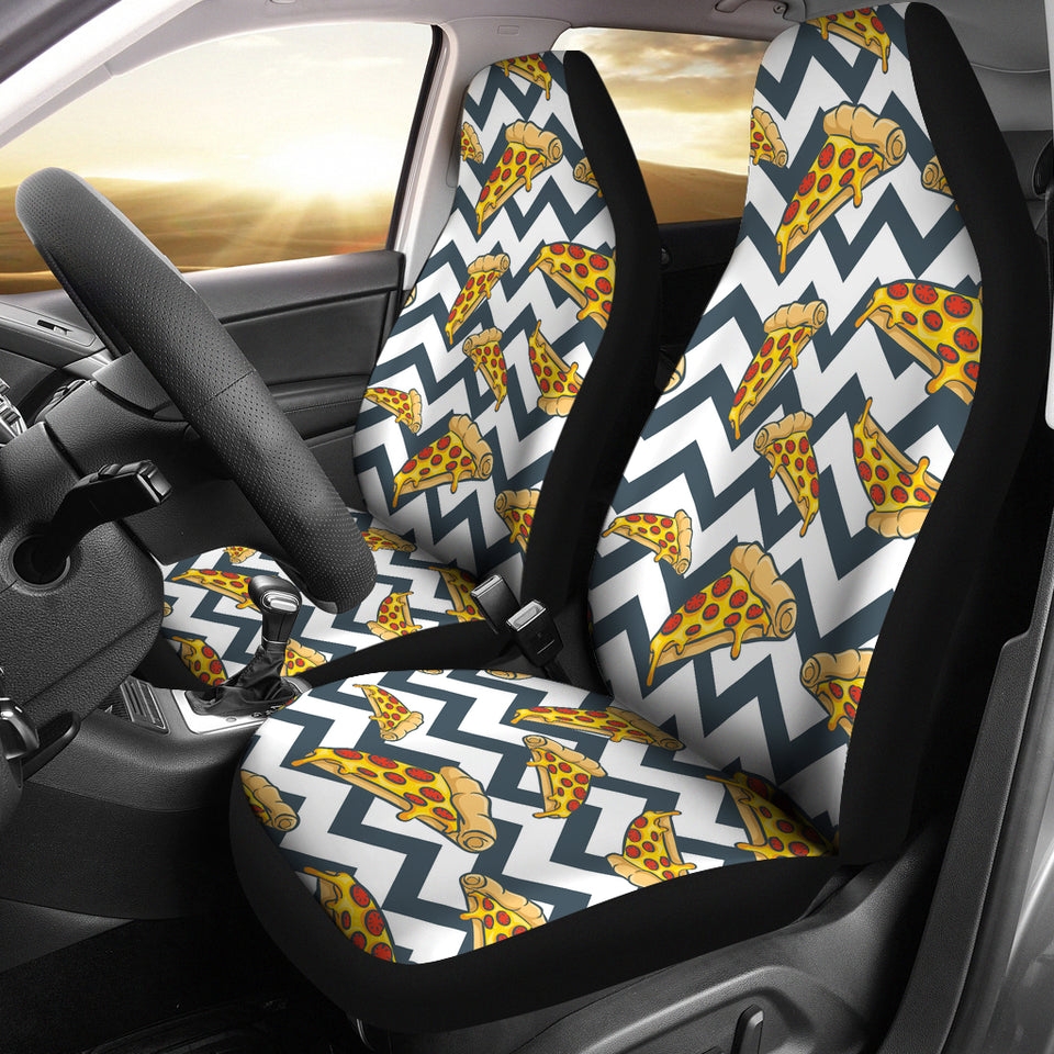 Pizza Design Pattern  Universal Fit Car Seat Covers