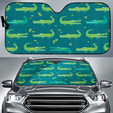 Crocodile Pattern Car Sun Shade
