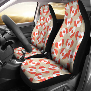 Canada Pattern Print Design 01 Universal Fit Car Seat Covers
