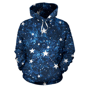 Night Sky Star Pattern Men Women Pullover Hoodie