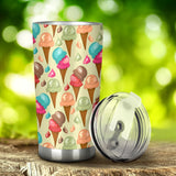 Colorful Ice Cream Pattern Tumbler