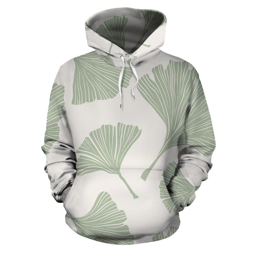 Ginkgo Leaves Pattern Men Women Pullover Hoodie