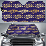 Beautiful Japanese Fan Pattern Car Sun Shade