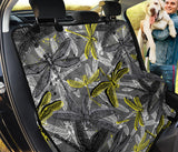Hand Drawn Dragonfly Pattern Dog Car Seat Covers