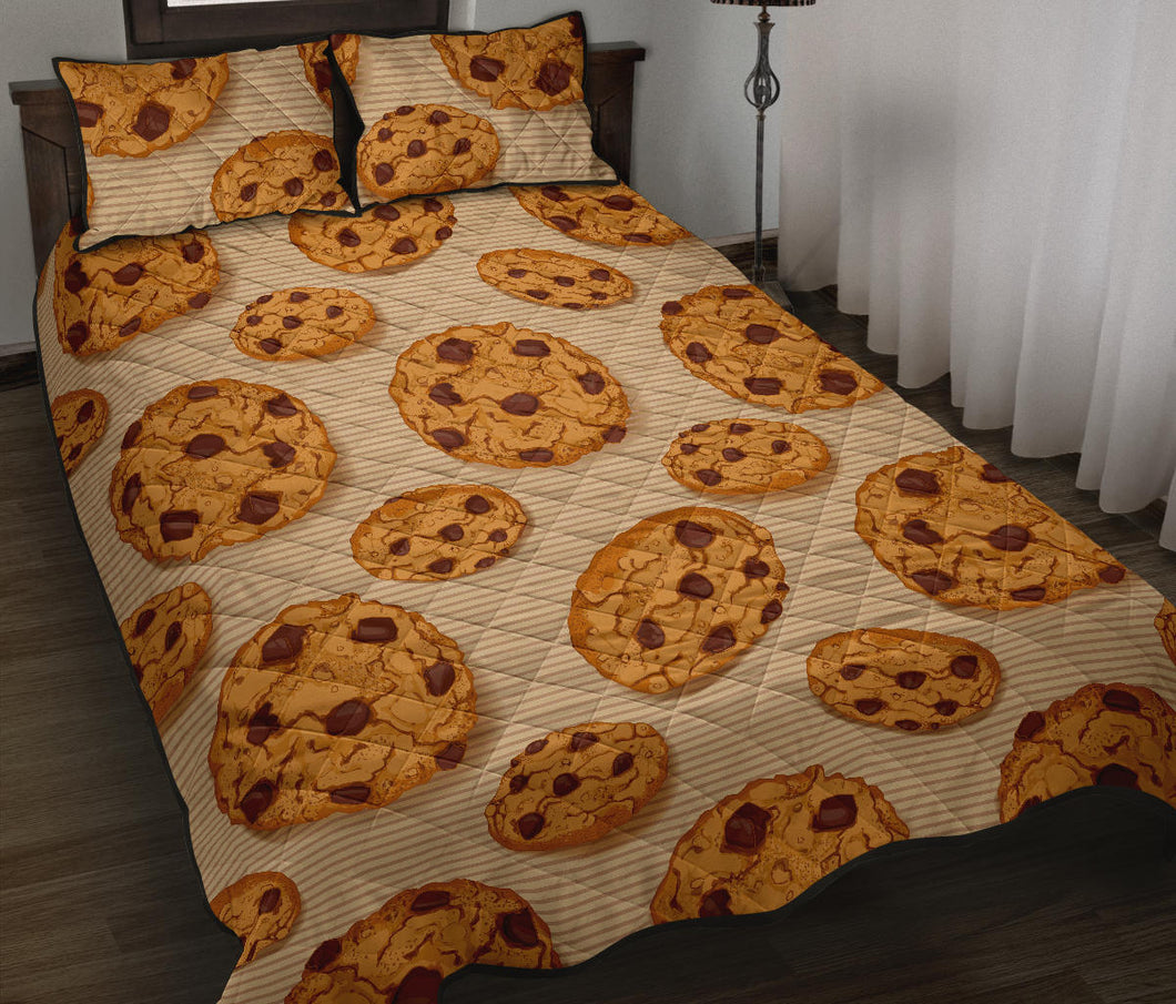 Cookie pattern Quilt Bed Set