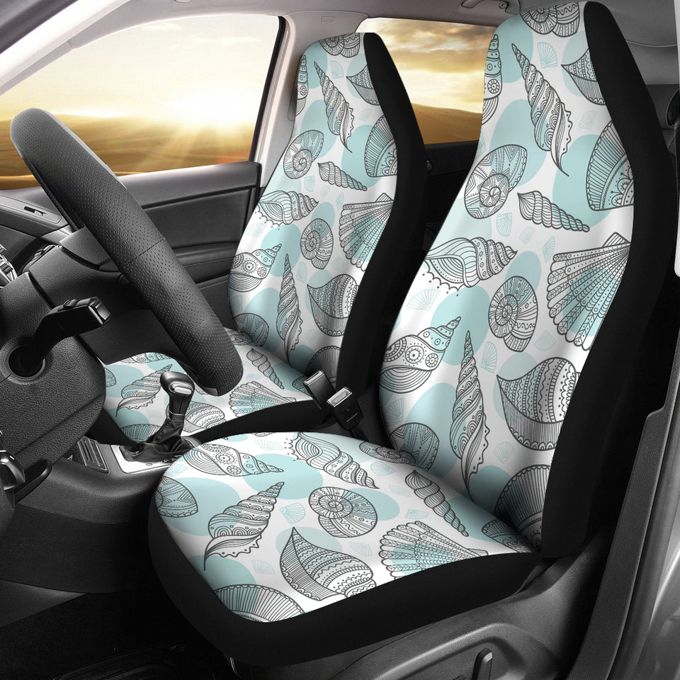 Shell Polynesian Tribal   Universal Fit Car Seat Covers