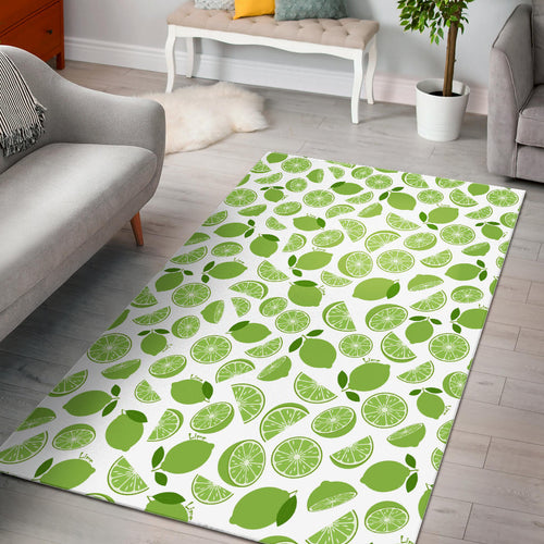 Lime Design Pattern Area Rug