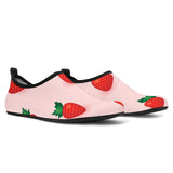 Strawberry Beautiful Pattern Aqua Shoes