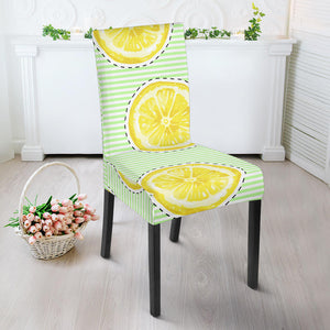 Slice Of Lemon Pattern Dining Chair Slipcover