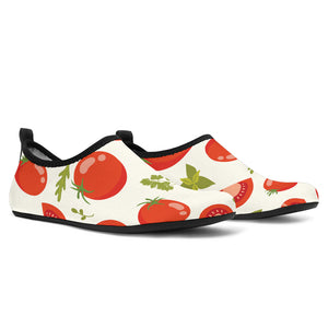 Tomato Pattern Aqua Shoes