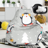 Cute Penguin Christmas Pattern Bean Bag Cover