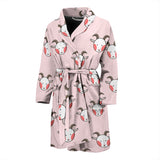 Cute Goat Pattern Men'S Bathrobe