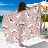 Cute Zebra Pattern Sarong