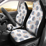 Hedgehog Pattern Print Design 04 Universal Fit Car Seat Covers