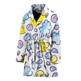 Duck Toy Pattern Print Design 01 Women's Bathrobe